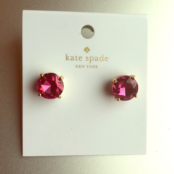 kate spade Accessories - Kate Spade Fuchsia Gumdrop Earrings